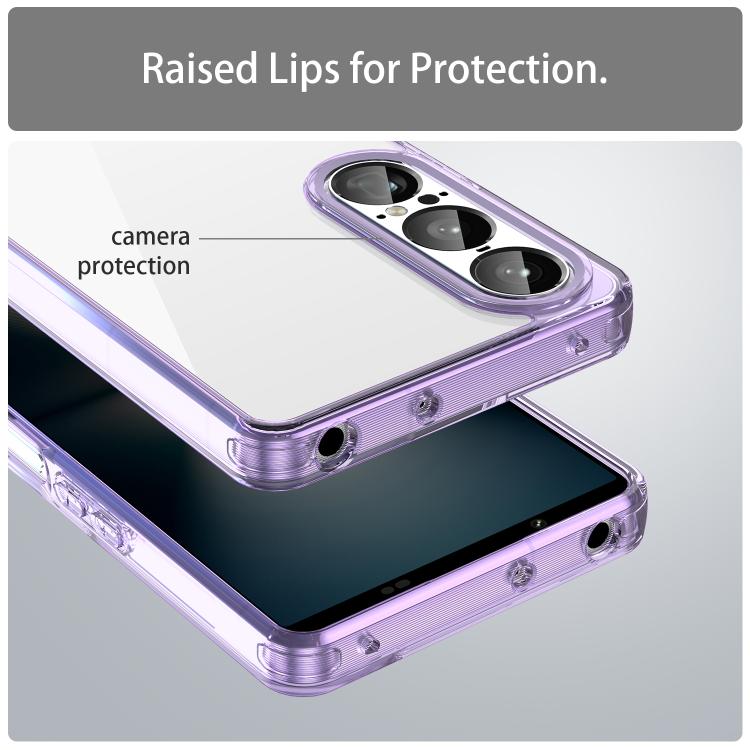 For Sony Xperia 1 VII PC Hybrid TPU Airbag Shockproof Phone Case