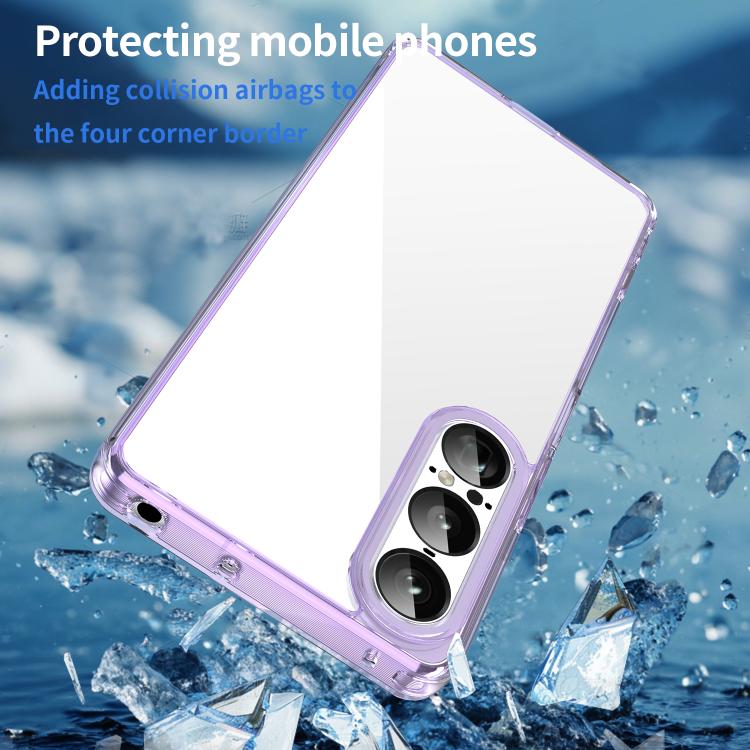 For Sony Xperia 1 VII PC Hybrid TPU Airbag Shockproof Phone Case