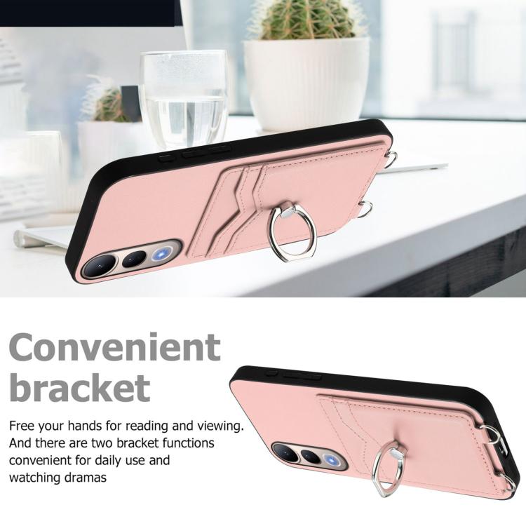 For vivo V50 Lite 4G R20 Ring Card Holder Phone Case