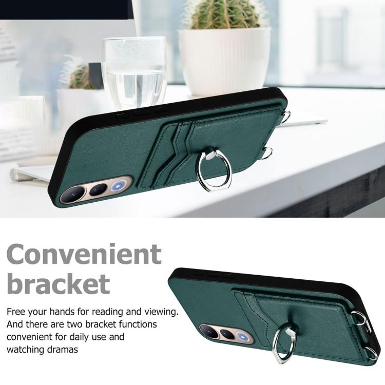 For vivo V50 Lite 4G R20 Ring Card Holder Phone Case