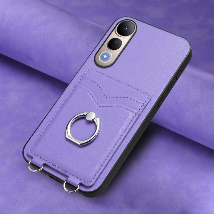 For vivo V50 Lite 4G R20 Ring Card Holder Phone Case