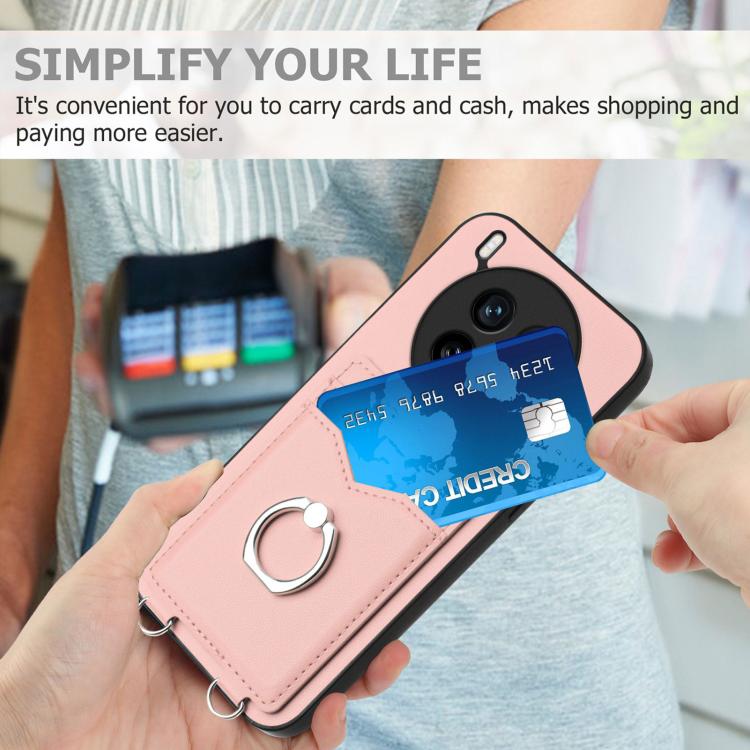 For vivo X200 Ultra R20 Ring Card Holder Phone Case