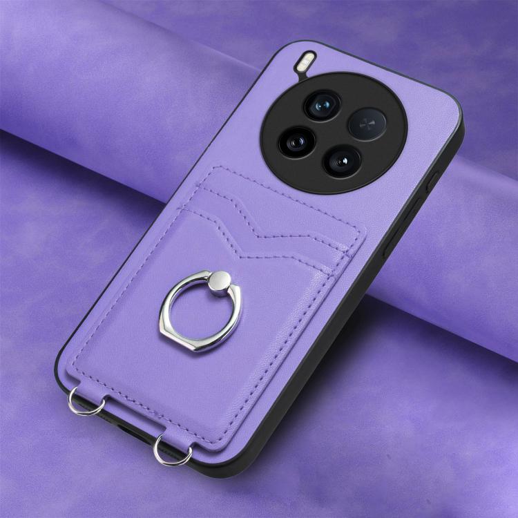 For vivo X200 Ultra R20 Ring Card Holder Phone Case