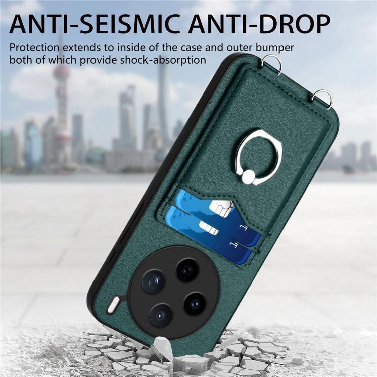 For vivo X200s R20 Ring Card Holder Phone Case