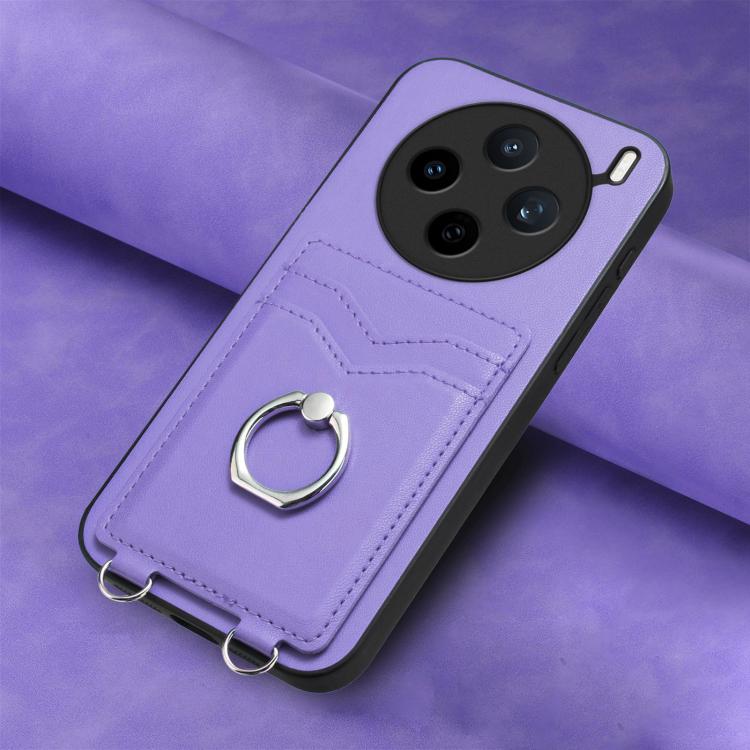 For vivo X200s R20 Ring Card Holder Phone Case