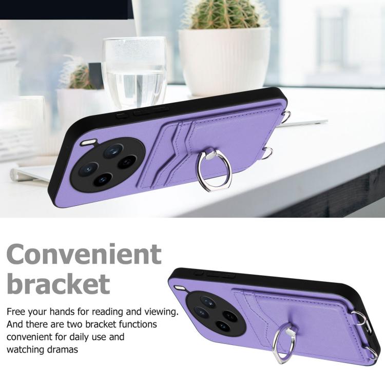 For vivo X200s R20 Ring Card Holder Phone Case