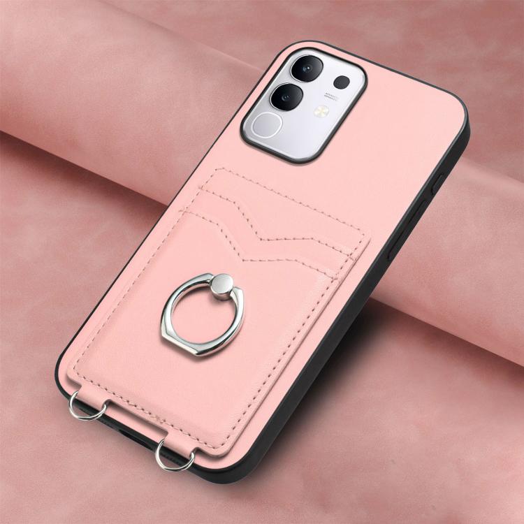For vivo Y29 4G / T4x / Y300t R20 Ring Card Holder Phone Case