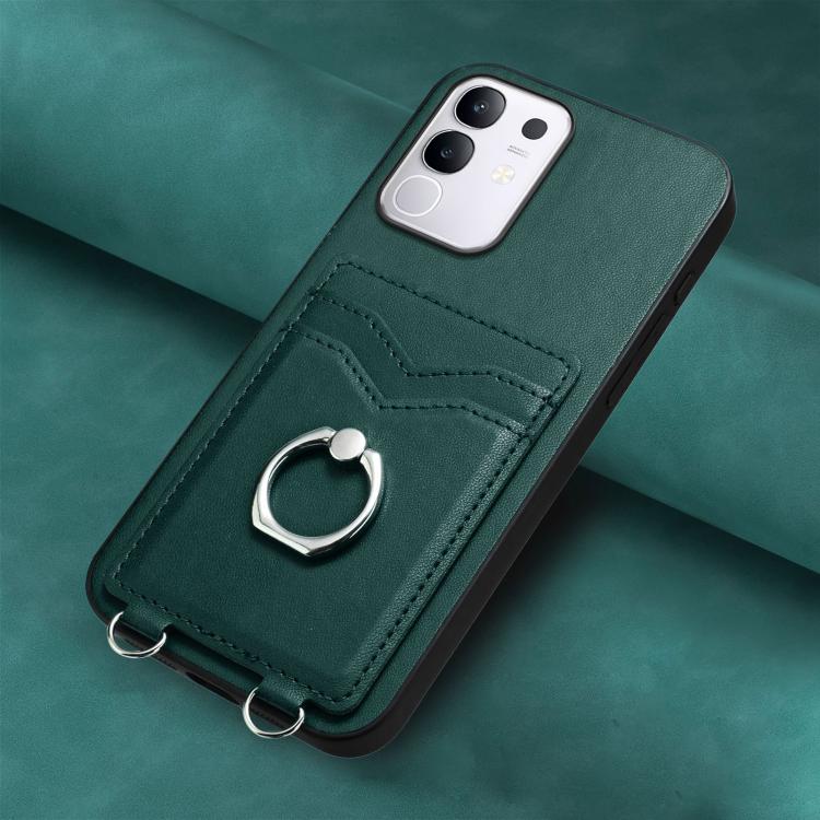 For vivo Y29 4G / T4x / Y300t R20 Ring Card Holder Phone Case