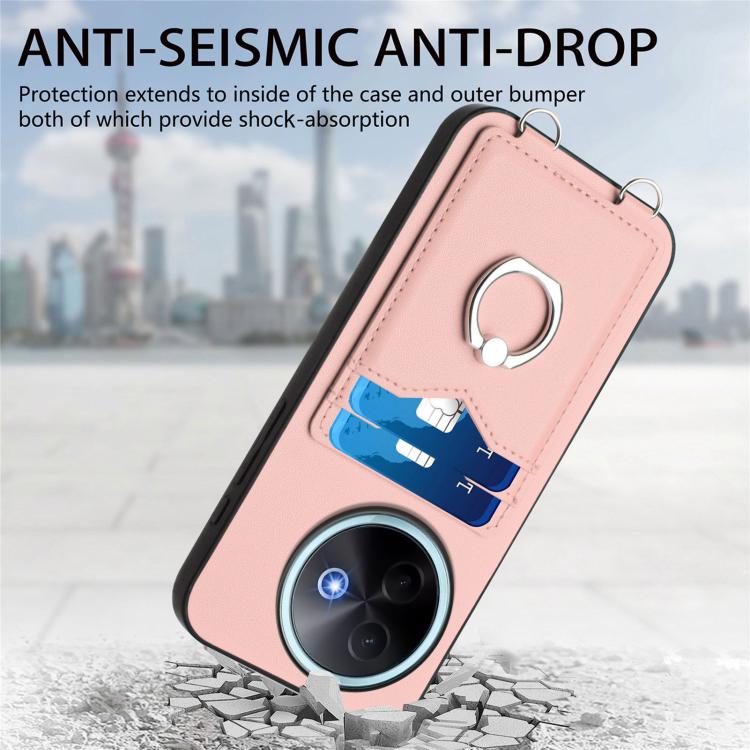 For vivo Y39 5G / Y300i R20 Ring Card Holder Phone Case