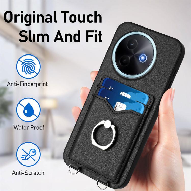 For vivo Y39 5G / Y300i R20 Ring Card Holder Phone Case