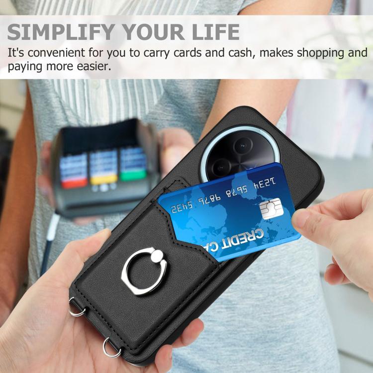 For vivo Y39 5G / Y300i R20 Ring Card Holder Phone Case