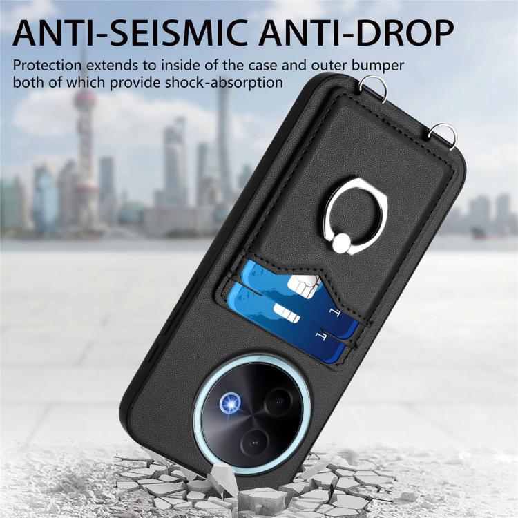 For vivo Y39 5G / Y300i R20 Ring Card Holder Phone Case