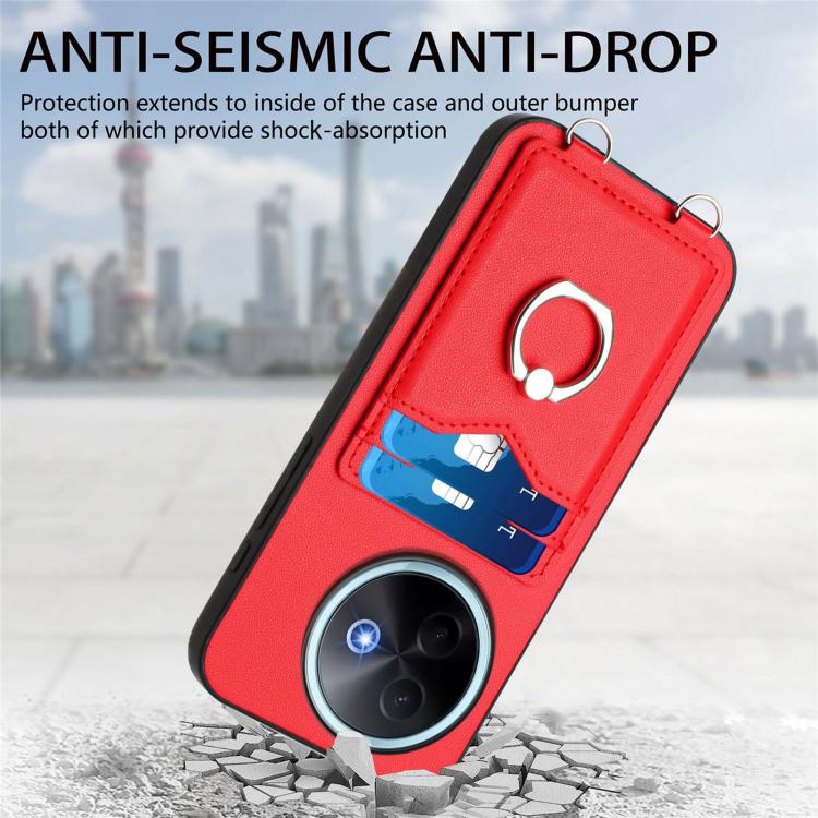 For vivo Y39 5G / Y300i R20 Ring Card Holder Phone Case