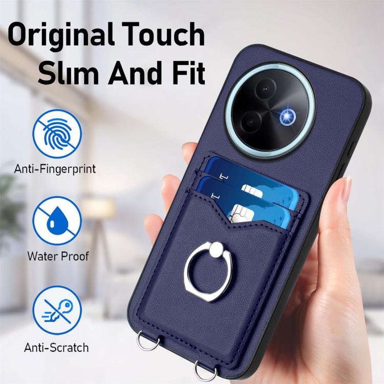 For vivo Y39 5G / Y300i R20 Ring Card Holder Phone Case