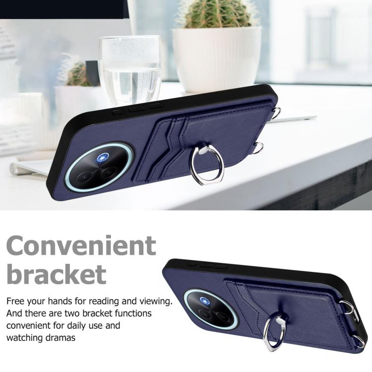 For vivo Y39 5G / Y300i R20 Ring Card Holder Phone Case