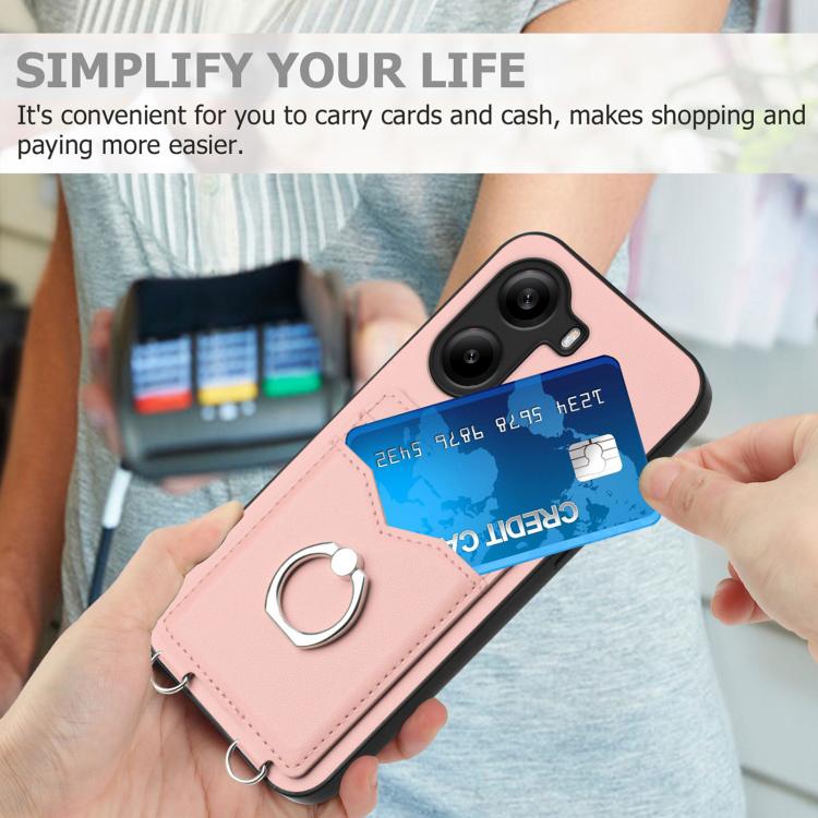 For Xiaomi Poco X7 Pro R20 Ring Card Holder Phone Case