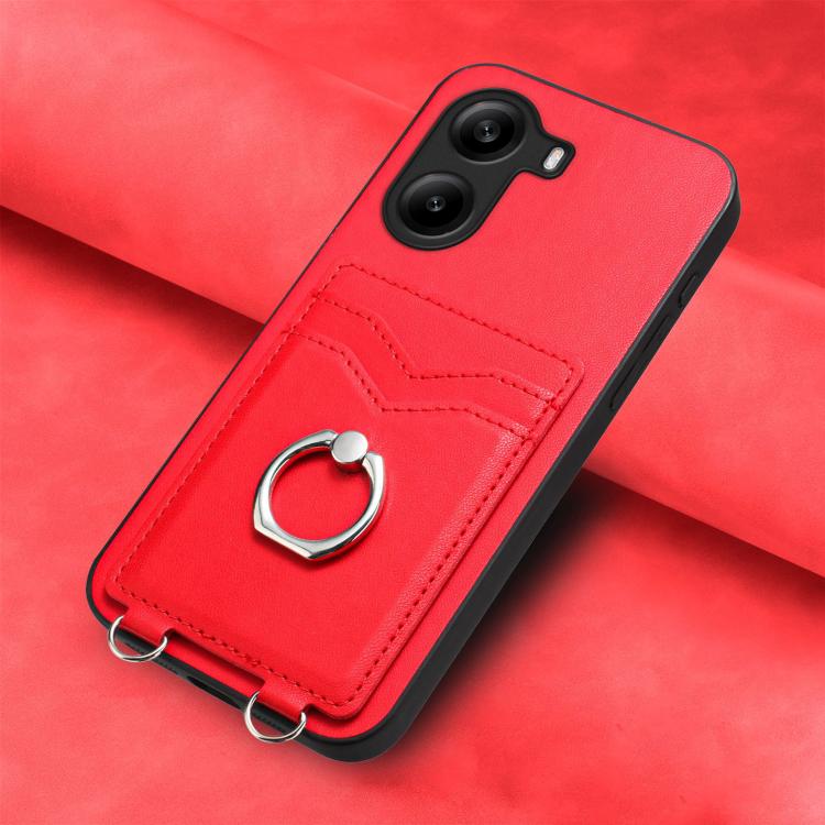 For Xiaomi Poco X7 Pro R20 Ring Card Holder Phone Case