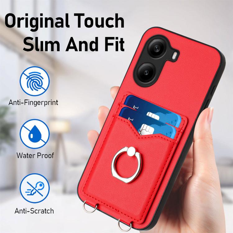 For Xiaomi Poco X7 Pro R20 Ring Card Holder Phone Case