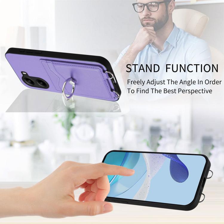 For Xiaomi Poco X7 Pro R20 Ring Card Holder Phone Case