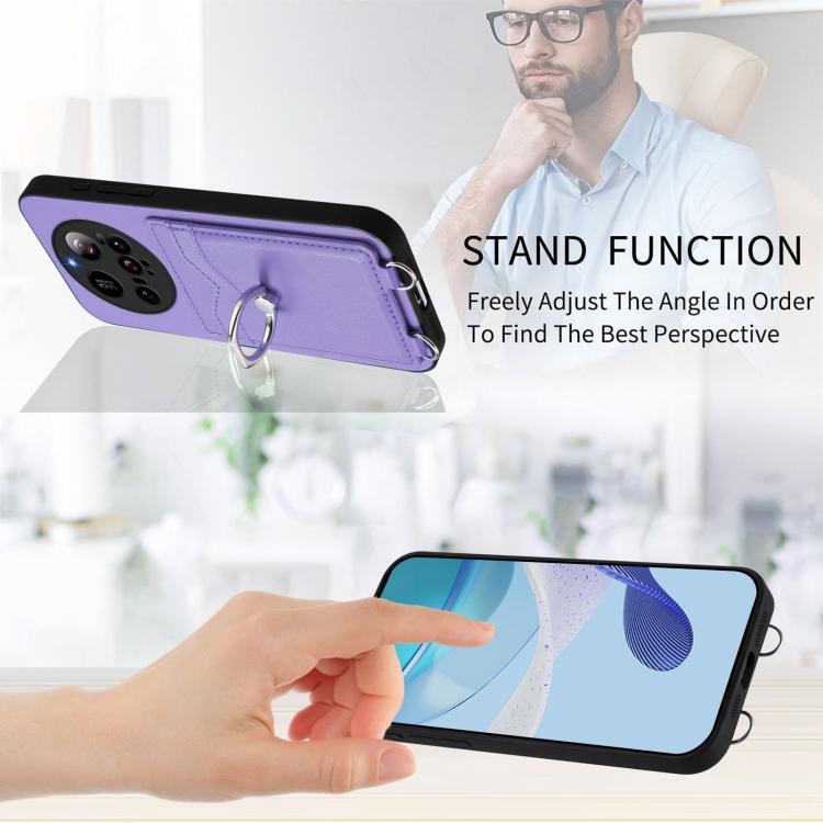 For Xiaomi 15 Ultra R20 Ring Card Holder Phone Case