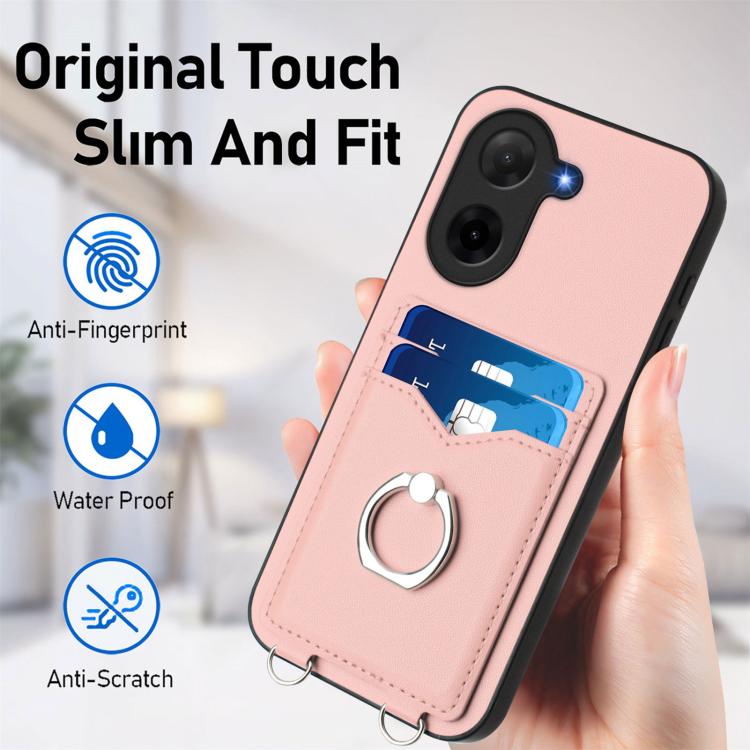For Redmi A5 4G 171.7mm / Xiaomi Poco C71 R20 Ring Card Holder Phone Case