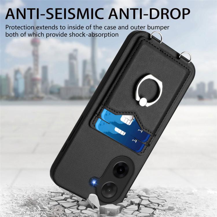 For Redmi A5 4G 171.7mm / Xiaomi Poco C71 R20 Ring Card Holder Phone Case