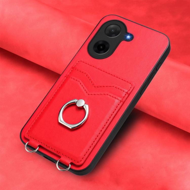 For Redmi A5 4G 171.7mm / Xiaomi Poco C71 R20 Ring Card Holder Phone Case