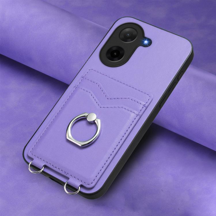 For Redmi A5 4G 171.7mm / Xiaomi Poco C71 R20 Ring Card Holder Phone Case