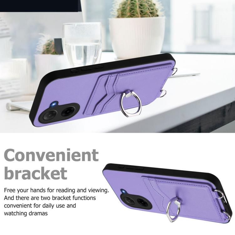 For Redmi A5 4G 171.7mm / Xiaomi Poco C71 R20 Ring Card Holder Phone Case