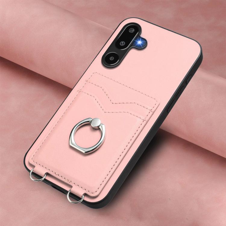 For Samsung Galaxy M16 5G / F16 5G R20 Ring Card Holder Phone Case