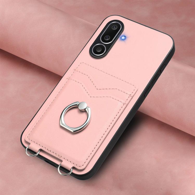 For Samsung Galaxy M56 5G R20 Ring Card Holder Phone Case
