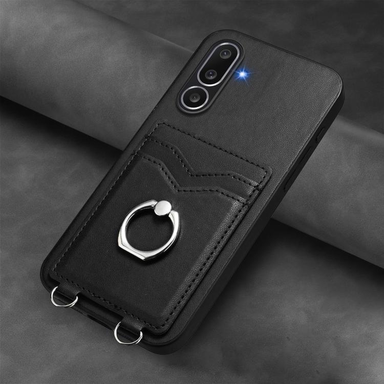 For Samsung Galaxy M56 5G R20 Ring Card Holder Phone Case