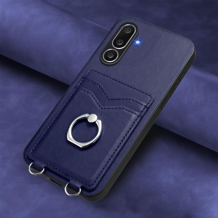 For Samsung Galaxy M56 5G R20 Ring Card Holder Phone Case