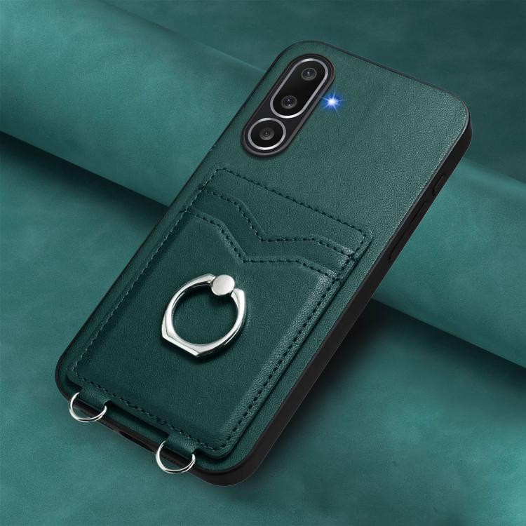 For Samsung Galaxy M56 5G R20 Ring Card Holder Phone Case