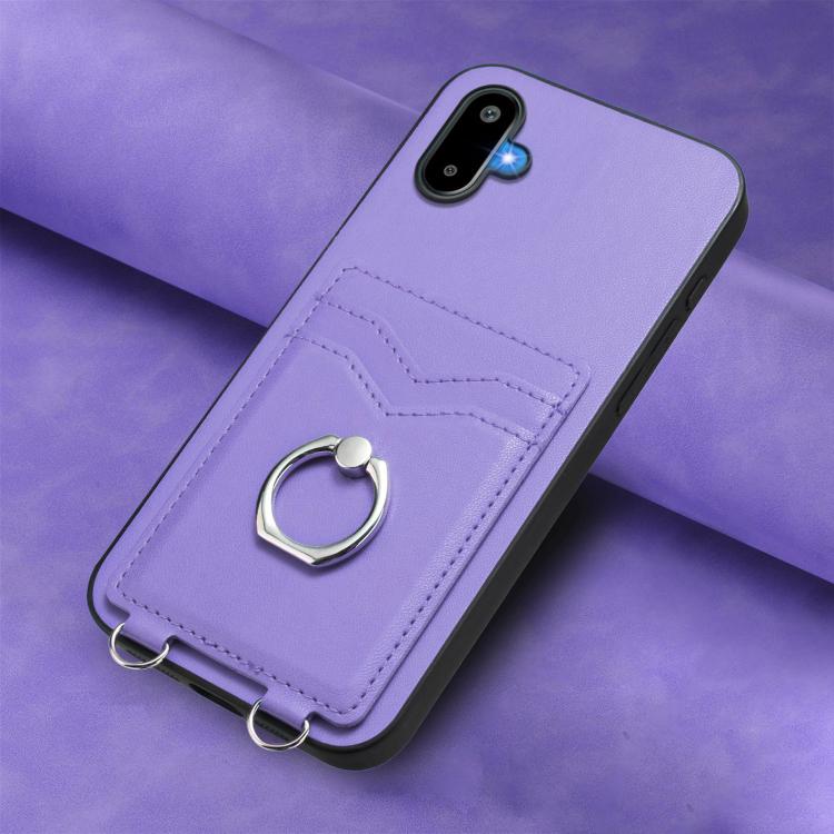 For Samsung Galaxy M06 5G / F06 5G R20 Ring Card Holder Phone Case