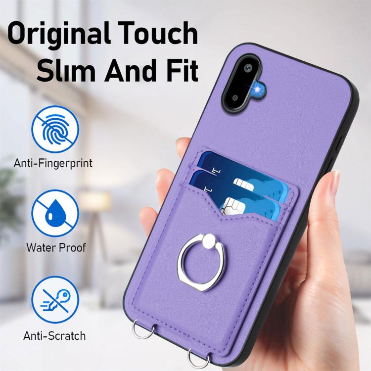 For Samsung Galaxy M06 5G / F06 5G R20 Ring Card Holder Phone Case
