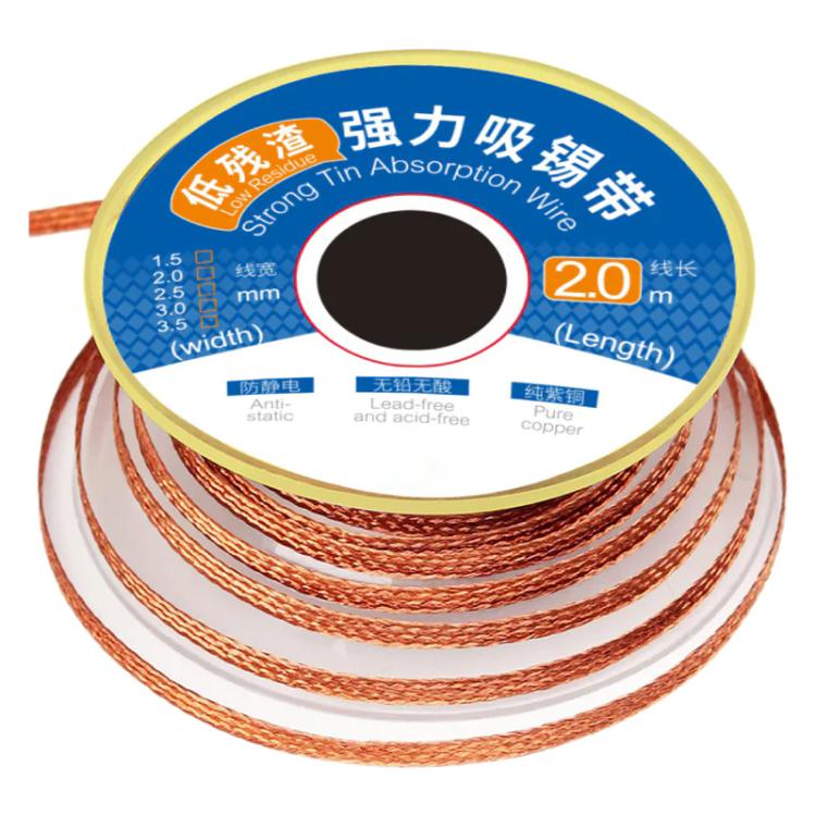 Strong Tin Absorption Wire, Model:3020 - 3.0mm x 2m