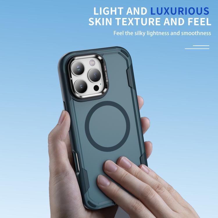For iPhone 16 Pro Defend 3 in 1 Rugged MagSafe Magnetic Holder Phone Case