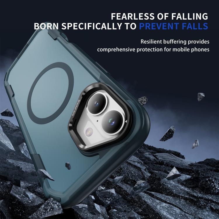 For iPhone 16 Defend 3 in 1 Rugged MagSafe Magnetic Holder Phone Case