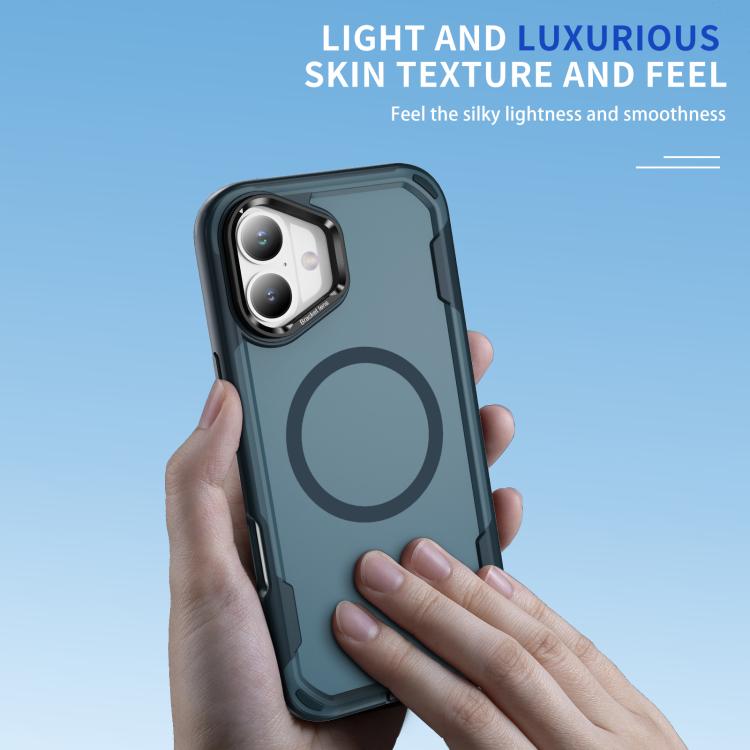 For iPhone 16 Defend 3 in 1 Rugged MagSafe Magnetic Holder Phone Case