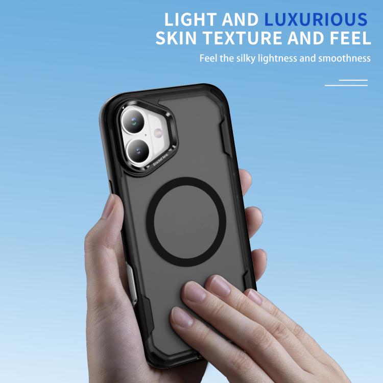 For iPhone 16 Defend 3 in 1 Rugged MagSafe Magnetic Holder Phone Case