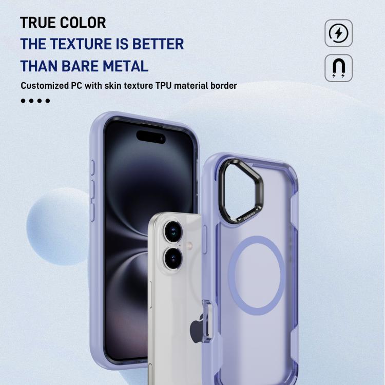 For iPhone 16 Defend 3 in 1 Rugged MagSafe Magnetic Holder Phone Case