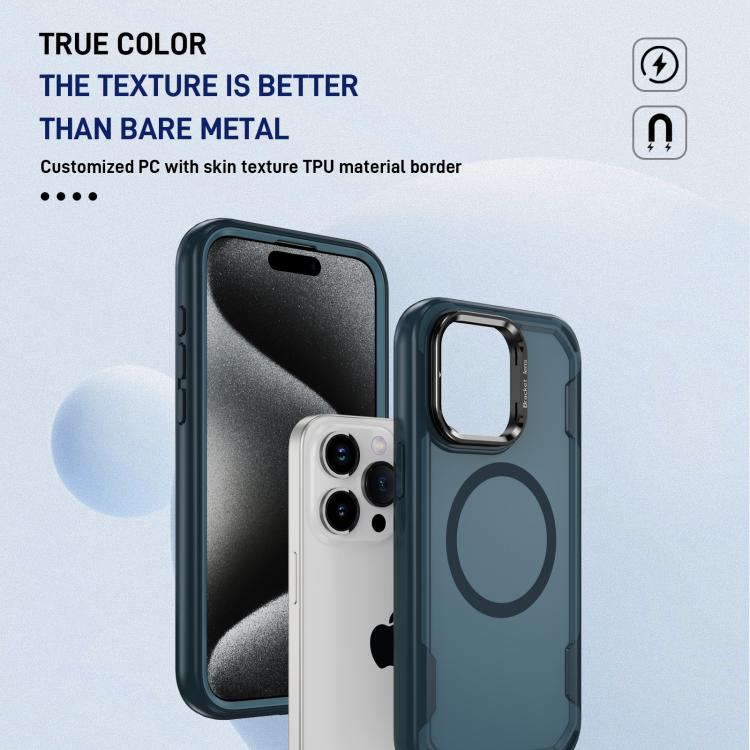 For iPhone 15 Pro Max Defend 3 in 1 Rugged MagSafe Magnetic Holder Phone Case