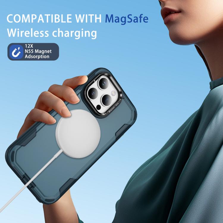 For iPhone 15 Pro Max Defend 3 in 1 Rugged MagSafe Magnetic Holder Phone Case