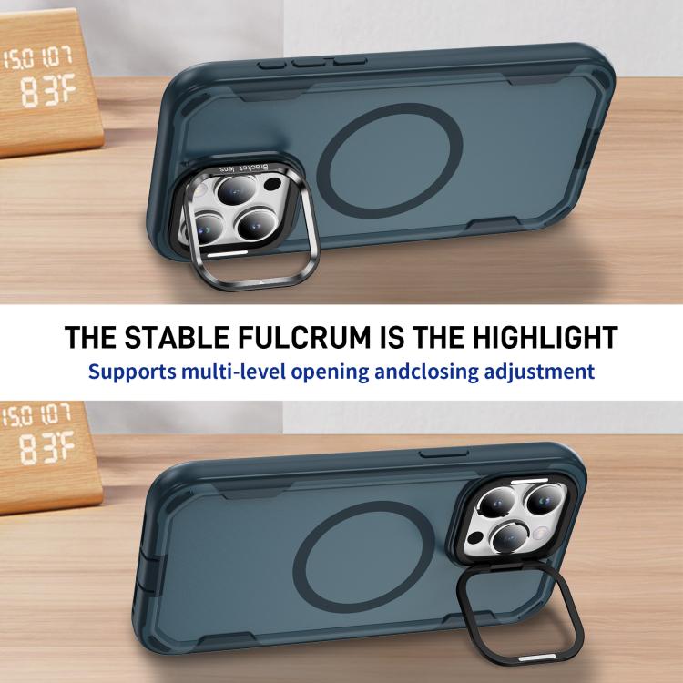 For iPhone 15 Pro Max Defend 3 in 1 Rugged MagSafe Magnetic Holder Phone Case