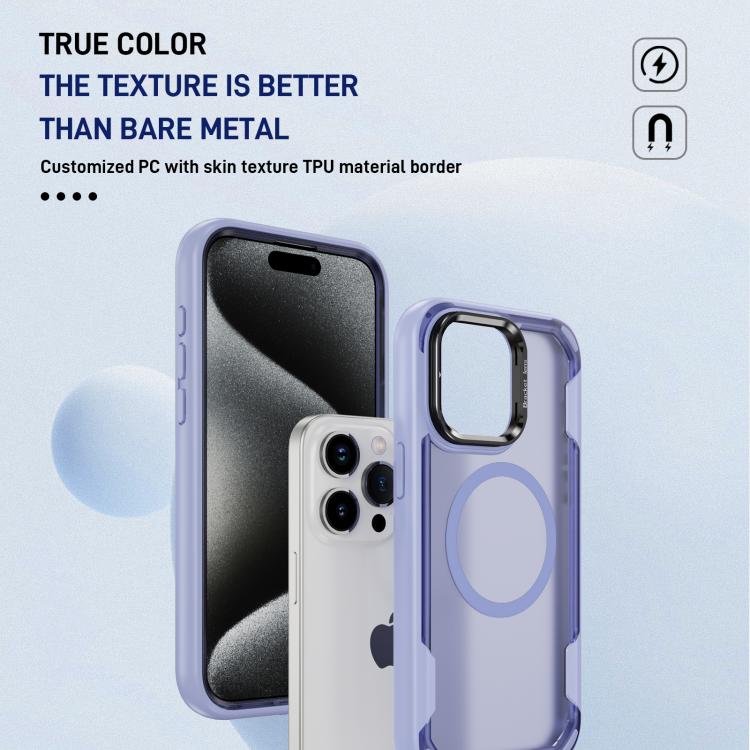 For iPhone 15 Pro Max Defend 3 in 1 Rugged MagSafe Magnetic Holder Phone Case
