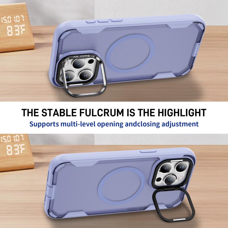 For iPhone 15 Pro Max Defend 3 in 1 Rugged MagSafe Magnetic Holder Phone Case