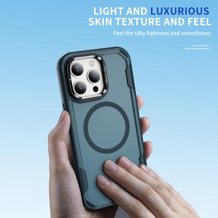For iPhone 15 Pro Defend 3 in 1 Rugged MagSafe Magnetic Holder Phone Case