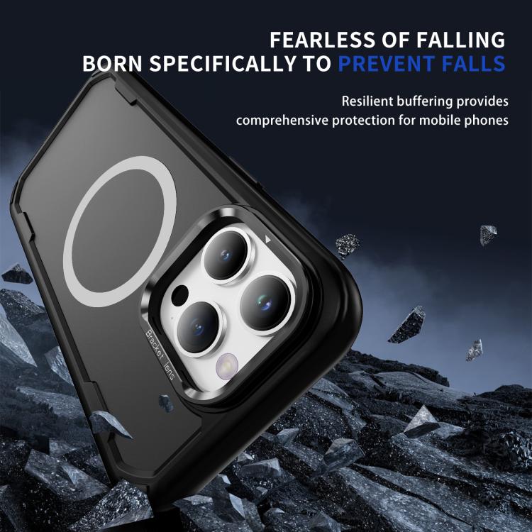 For iPhone 15 Pro Defend 3 in 1 Rugged MagSafe Magnetic Holder Phone Case