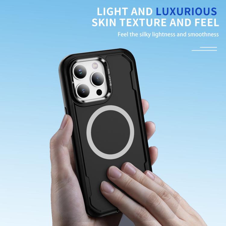 For iPhone 15 Pro Defend 3 in 1 Rugged MagSafe Magnetic Holder Phone Case